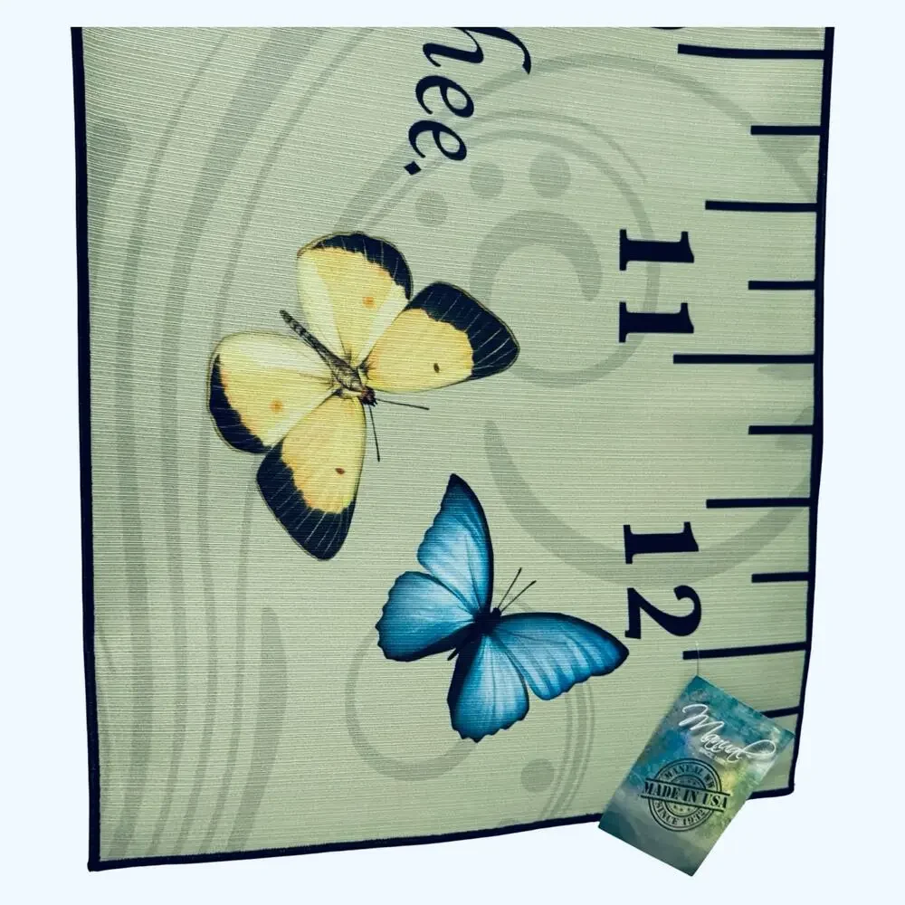 Christian Home Decor Table Runner He is the Ruler Butterfly Made USA 13x72